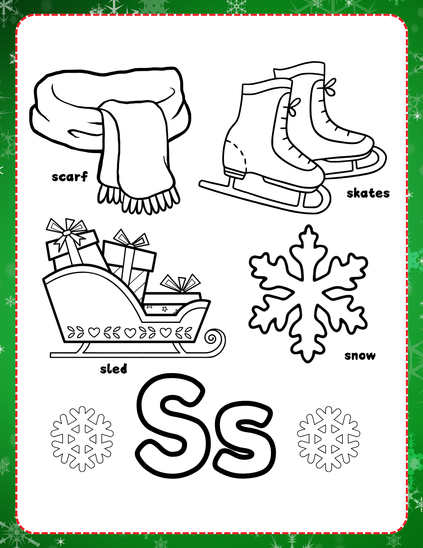 Christmas Coloring and Activity Printable Book | Little Rs Adventures