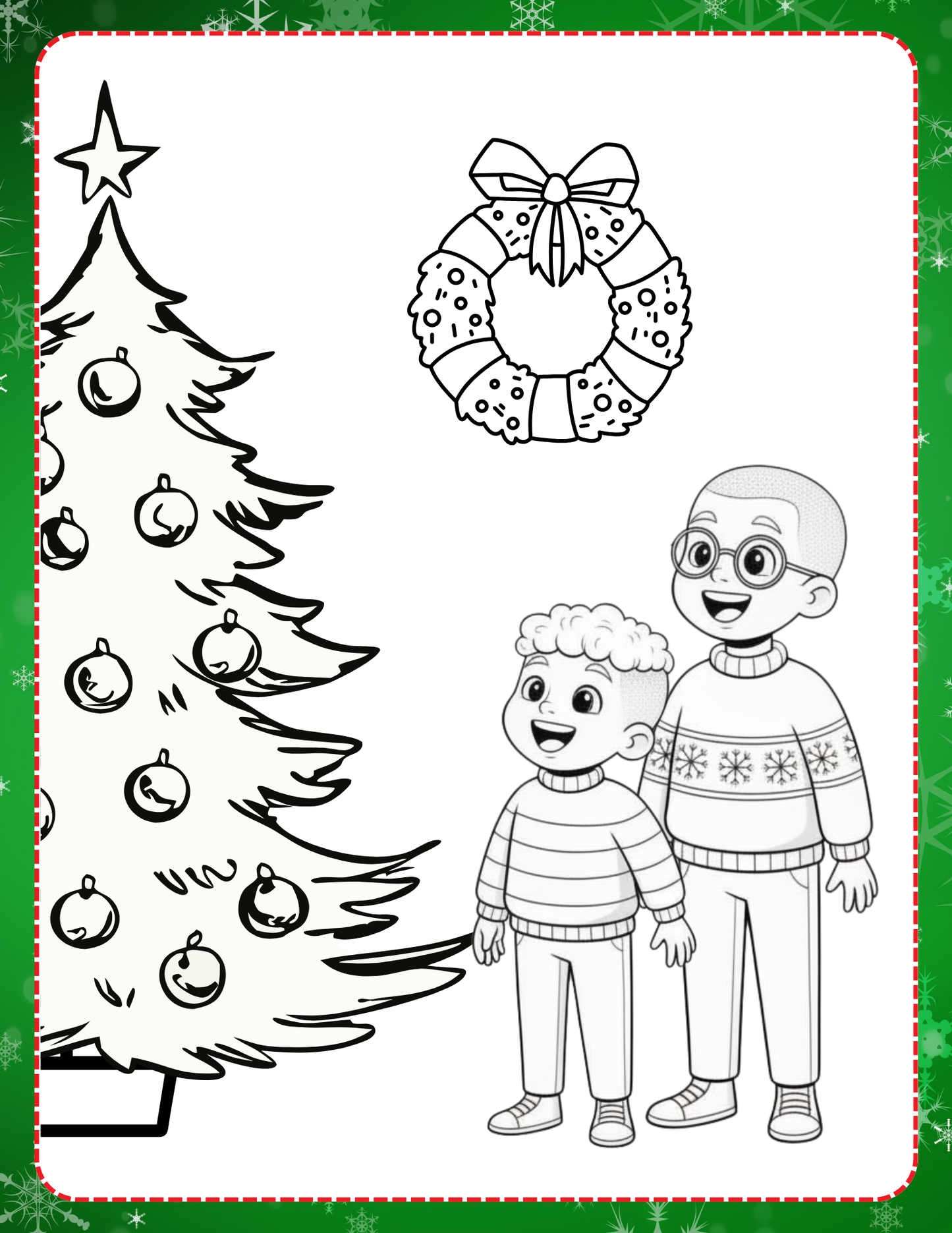 Christmas Coloring and Activity Printable Book | Little Rs Adventures
