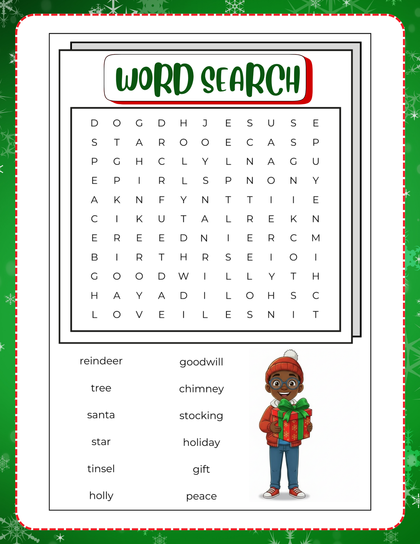 Christmas Coloring and Activity Printable Book | Little Rs Adventures
