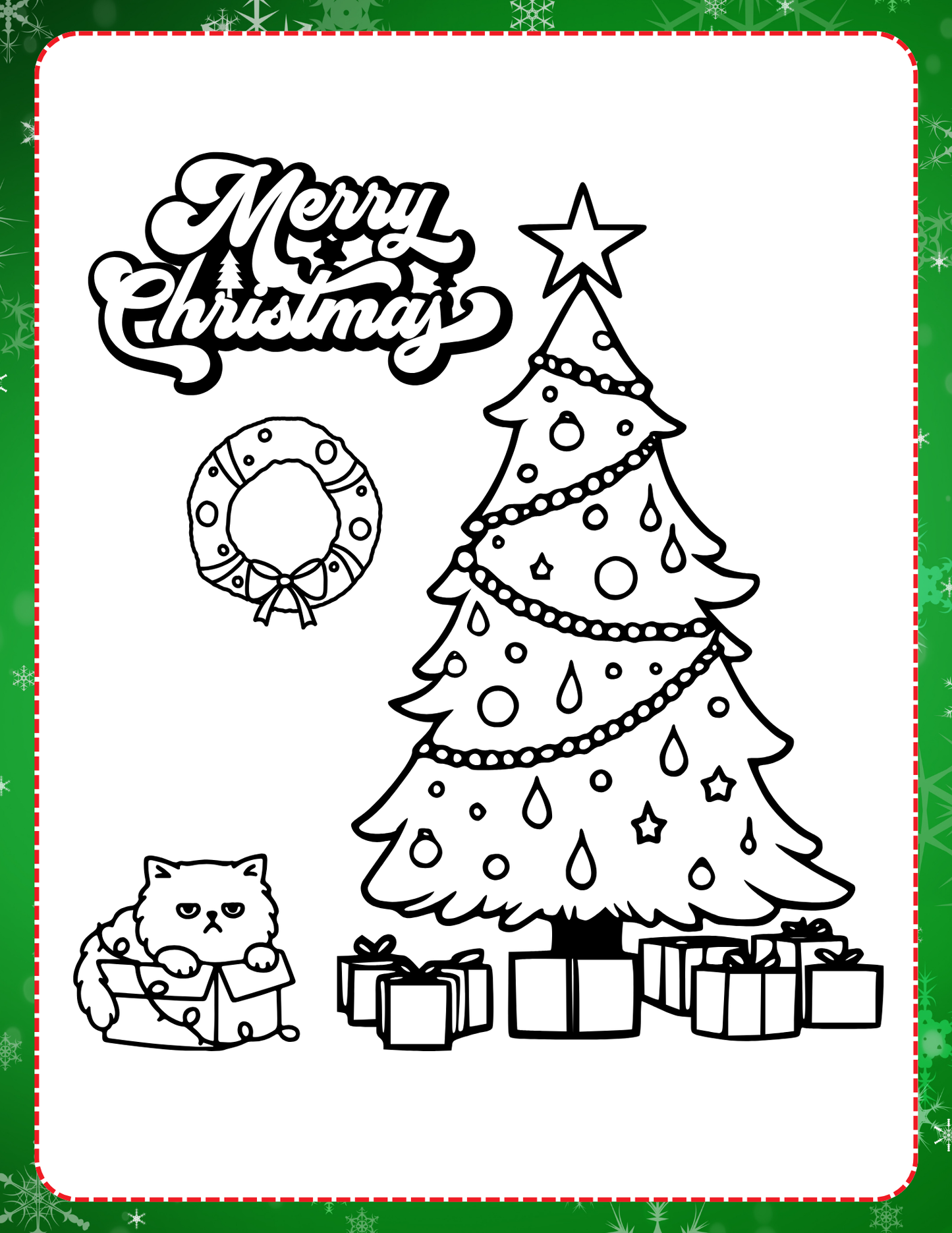Christmas Coloring and Activity Printable Book | Little Rs Adventures