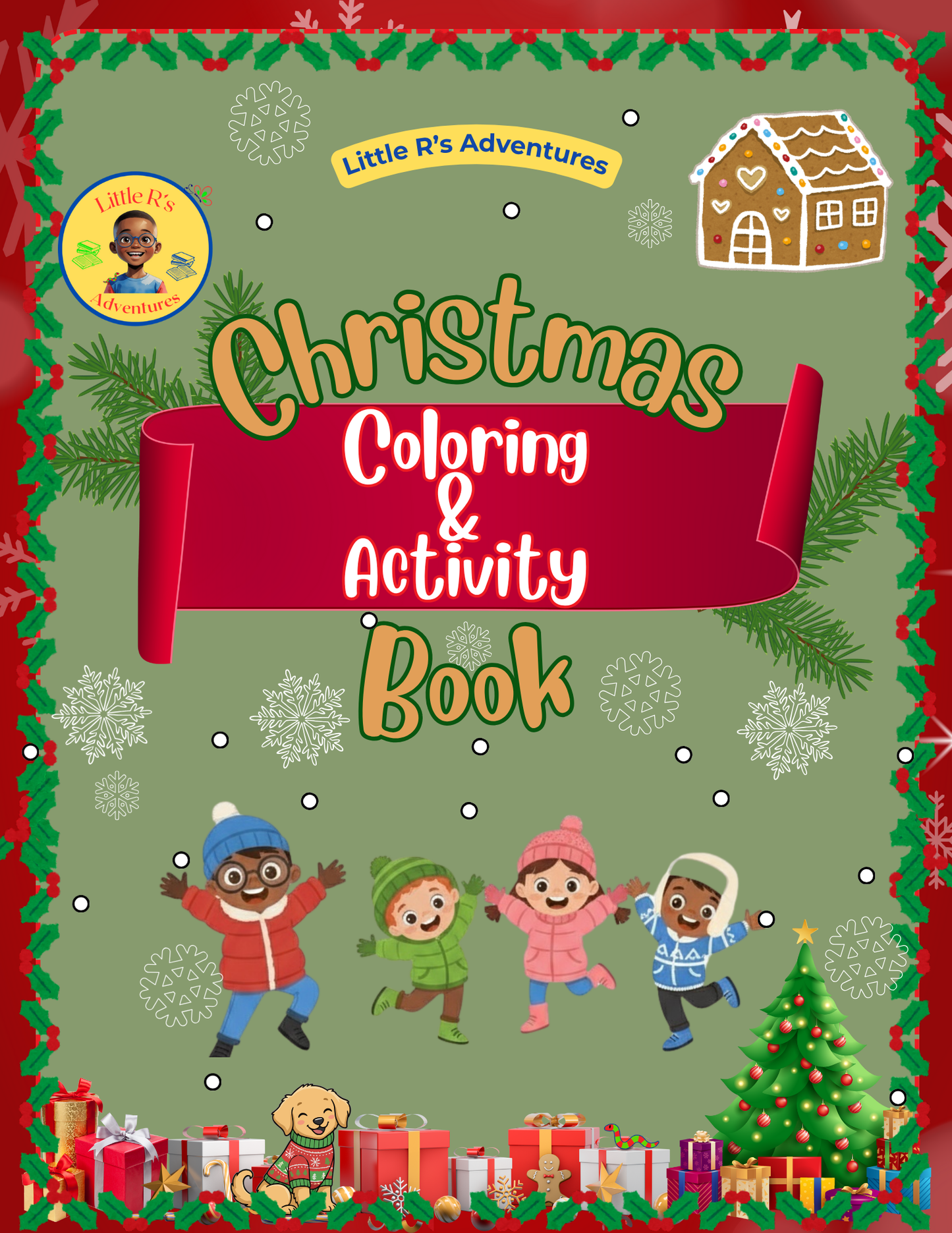 Christmas Coloring and Activity Printable Book | Little Rs Adventures