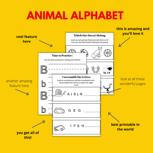 Animal Alphabet Coloring & Activity Printable | Little Rs Adventures