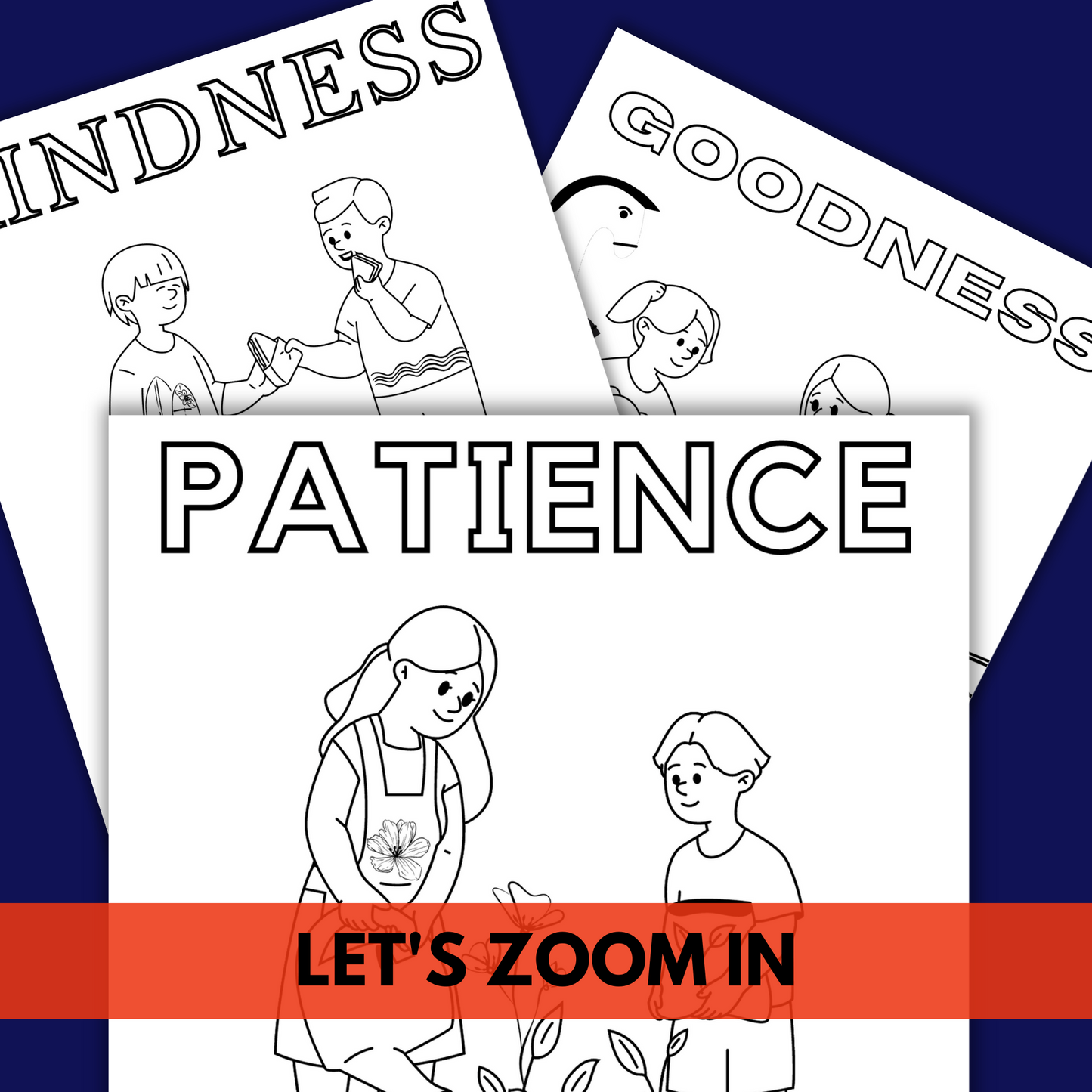 Fruit of the Spirit Coloring Printable Book