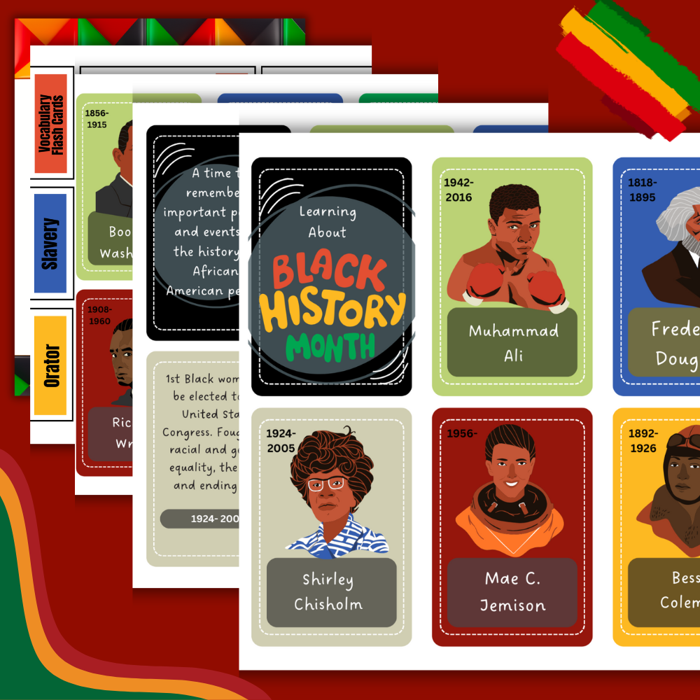 Black History Coloring and Activity Book| Little Rs Adventures