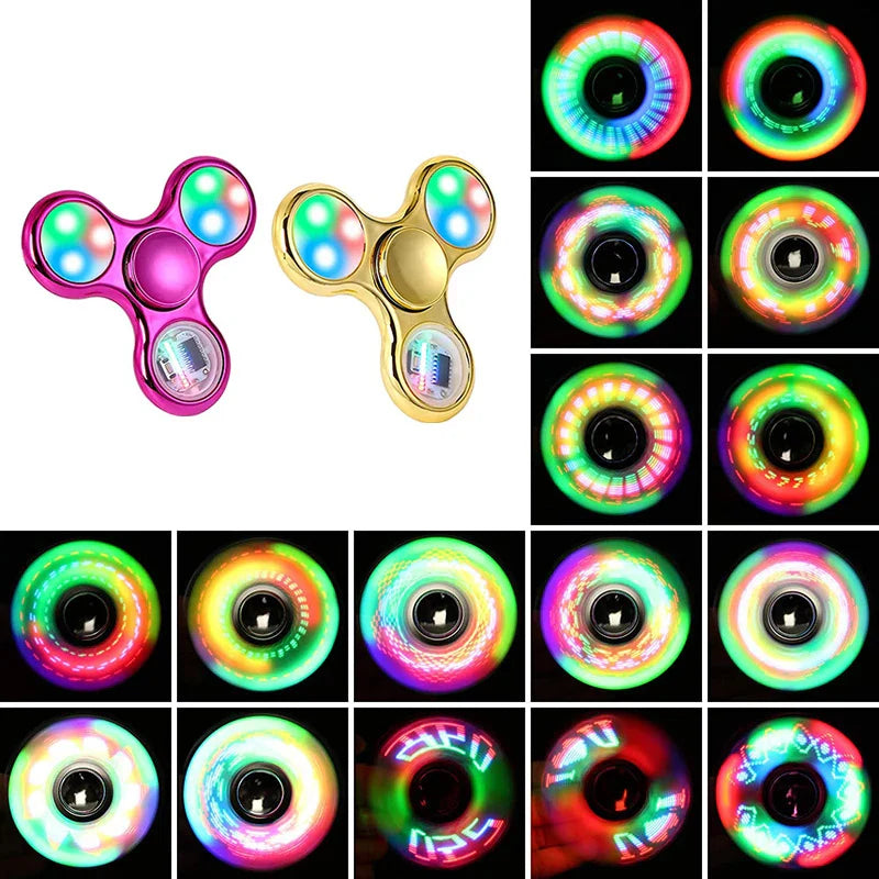 Creative Luminous LED Light Fidget Spinner