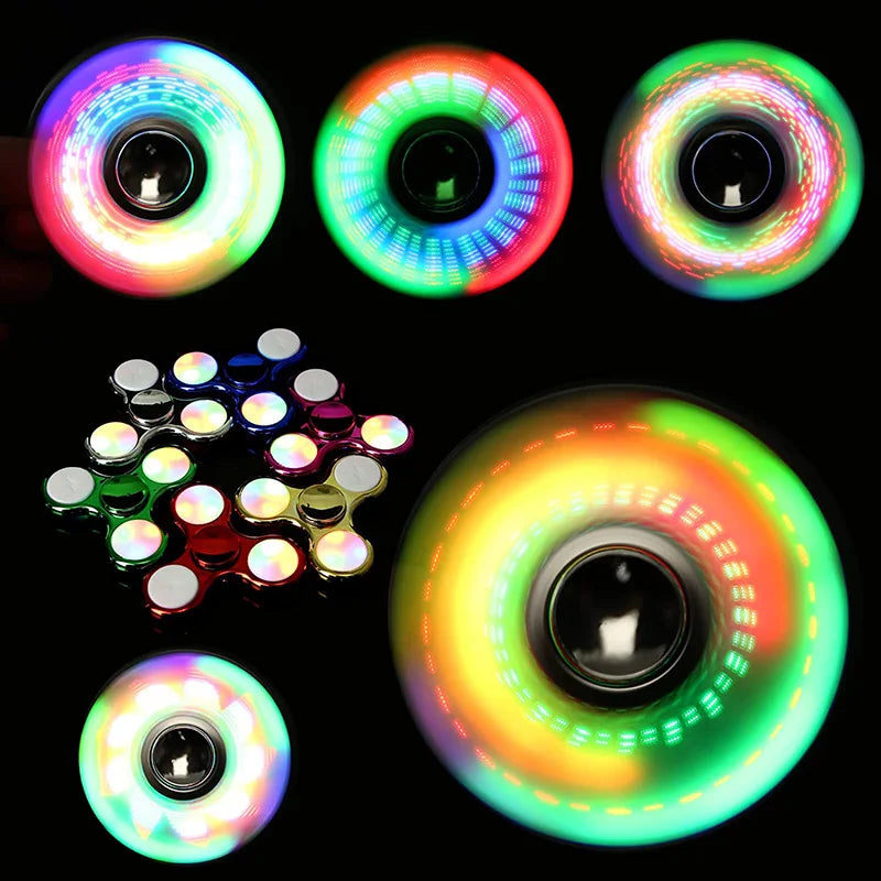 Creative Luminous LED Light Fidget Spinner