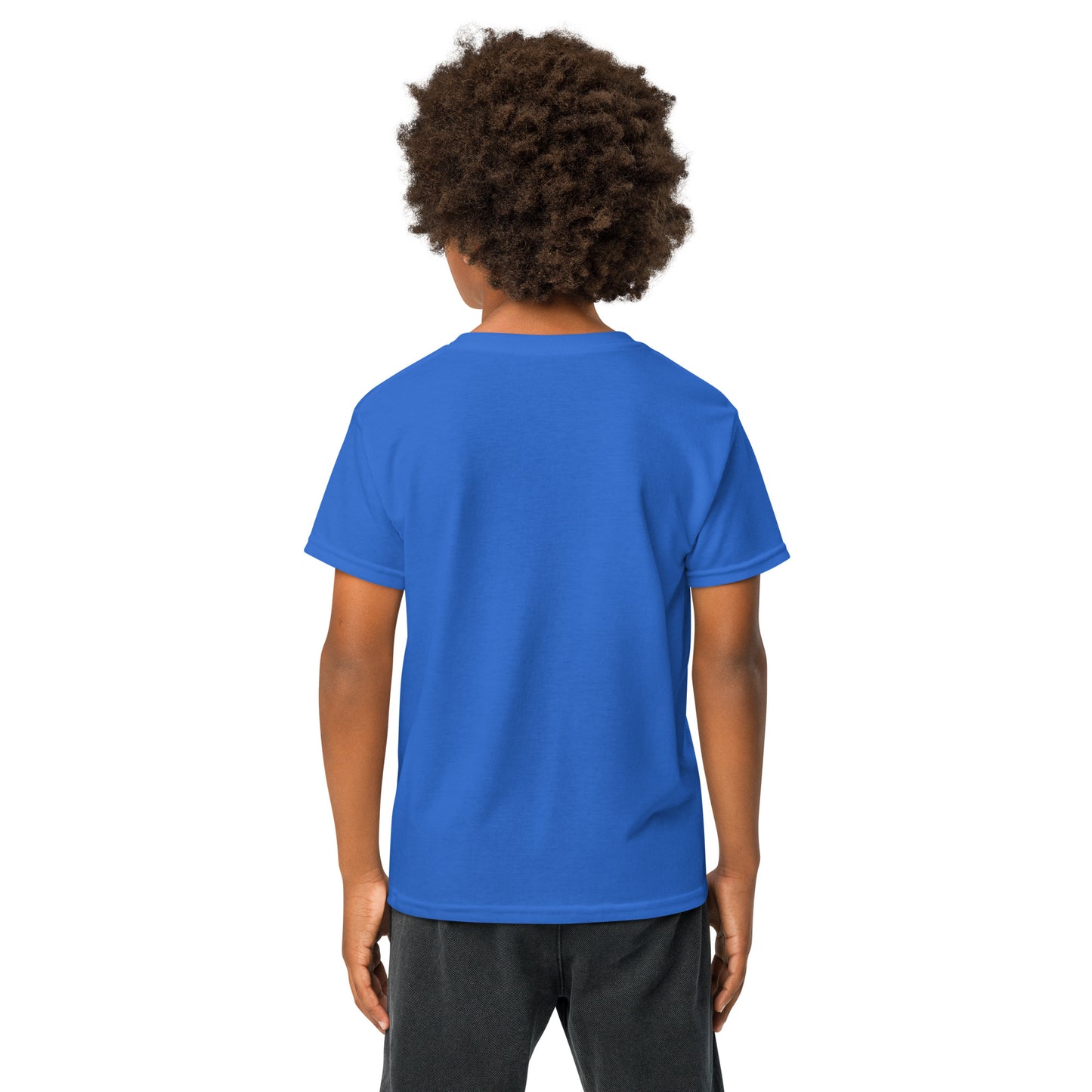Playful Math Blue Youth T-shirt | Little Rs Adventures